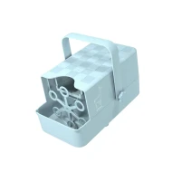 Blaue Seifenblasenmaschine