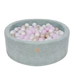 Rundes Bällebad 90 cm Boucle
