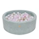 Rundes Bällebad 90 cm Boucle – MeowBaby BBFM000