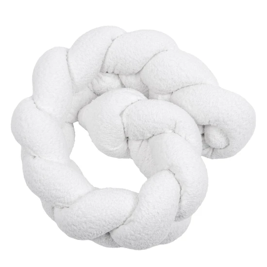 Geflochtenes Bettnestchen 150 cm Boucle Geflochtenes Bettnestchen 150 cm Boucle – MeowBaby MBOWA0S93