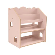 Montessori-Bücherregal in Hausform aus MDF