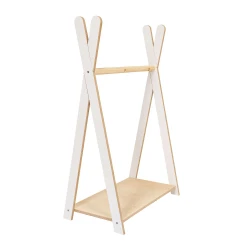 Kinder-Garderobe aus Holz Tipi Hanger klein