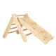 Holzleiter mit Rutsche und Kletterwand 2in1 Holzleiter mit Rutsche und Kletterwand 2in1 – MeowBaby