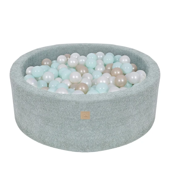 Rundes Bällebad 90 cm Boucle – MeowBaby BBFM000