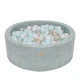 Rundes Bällebad 90 cm Boucle – MeowBaby BBFM000