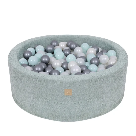 Rundes Bällebad 90 cm Boucle – MeowBaby BBFM000