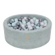 Rundes Bällebad 90 cm Boucle – MeowBaby BBFM000