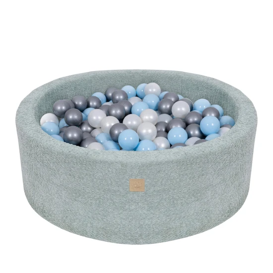 Rundes Bällebad 90 cm Boucle – MeowBaby BBFM000