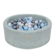 Rundes Bällebad 90 cm Boucle – MeowBaby BBFM000