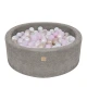 Rundes Bällebad 90 cm Boucle – MeowBaby BBFM000