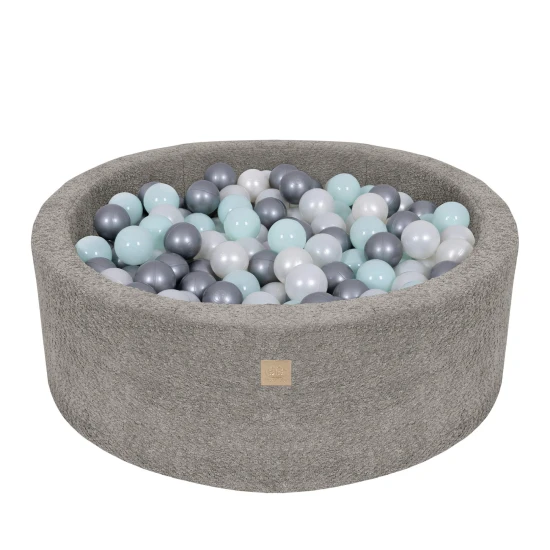 Rundes Bällebad 90 cm Boucle – MeowBaby BBFM000