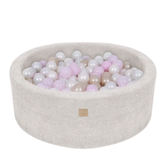 Rundes Bällebad 90 cm Boucle – MeowBaby BBFM000