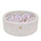 Rundes Bällebad 90 cm Boucle – MeowBaby BBFM000