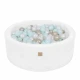 Rundes Bällebad 90 cm Boucle – MeowBaby BBFM000