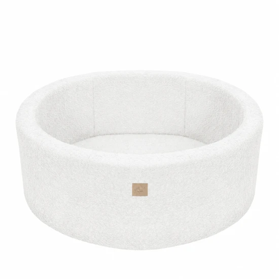 Rundes Bällebad 90 cm Boucle – MeowBaby BBFM000