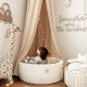 Rundes Bällebad 90 cm Boucle – MeowBaby BBFM000