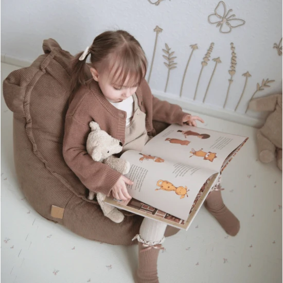 Sitzsack für Kinder Sako Bag Teddy Slimcord – MeowBaby