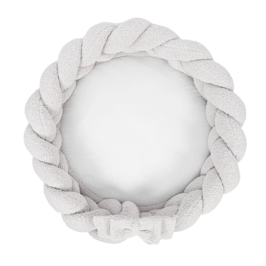 Rundes Babynest mit Schutzzopf und Spielmatte Bearly Rundes Babynest mit Schutzzopf und Spielmatte Bearly – MeowBaby MBEMW1491
