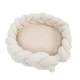 Rundes Babynest mit Schutzzopf und Spielmatte Bearly Rundes Babynest mit Schutzzopf und Spielmatte Bearly – MeowBaby MBEMW1491