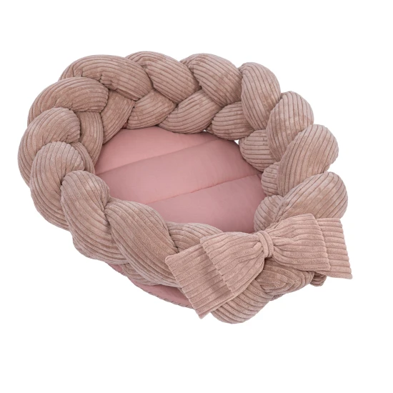 Babynest mit Schutzzopf und Spielmatte Aesthetic – MeowBaby MAMW1294