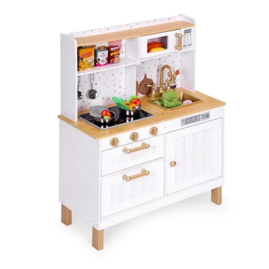 Große Holzspielküche für Kinder mit Licht und Sound Große Holzspielküche für Kinder mit Licht und Sound – MeowBaby MWOKN0116DL