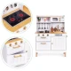 Große Holzspielküche für Kinder mit Licht und Sound Große Holzspielküche für Kinder mit Licht und Sound – MeowBaby MWOKN0116DL