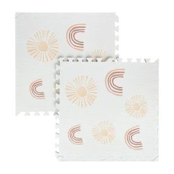 Schaumstoff-Puzzlematte 180×60 cm Regenbogen und Sonne Schaumstoff-Puzzlematte 180×60 cm Regenbogen und Sonne