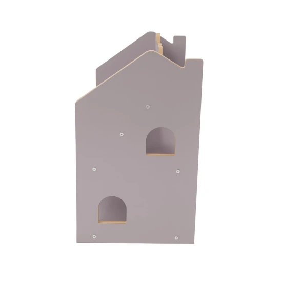 Montessori-Bücherregal in Hausform aus MDF – MeowBaby MWORK048