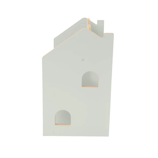 Montessori-Bücherregal in Hausform aus MDF – MeowBaby MWORK048