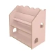 Montessori-Bücherregal in Hausform aus MDF – MeowBaby MWORK048