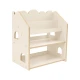 Montessori-Bücherregal in Hausform aus MDF – MeowBaby MWORK048