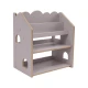 Montessori-Bücherregal in Hausform aus MDF – MeowBaby MWORK048