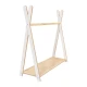 Kinder-Garderobe aus Holz Tipi Hanger klein – MeowBaby WTHSW01