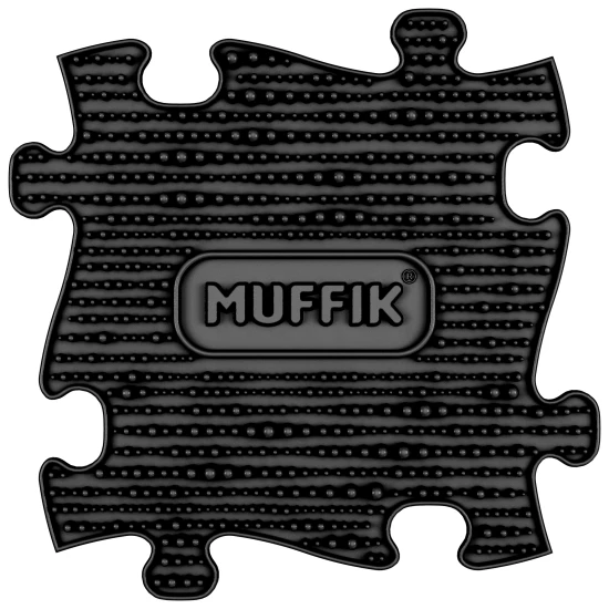 Set orthopädischer Matten Baby Schwarz-Weiß MUFFIK MFK-023-3
