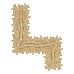 Set orthopädischer Matten Schlange (Graphit) Set orthopädischer Matten Schlange (Graphit)