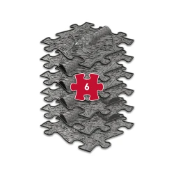 Set orthopädischer Matten Schlange (Graphit)