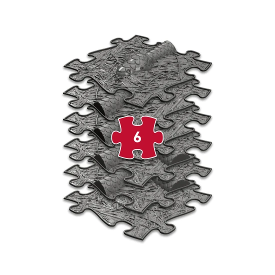 Set orthopädischer Matten Schlange (Graphit) Set orthopädischer Matten Schlange (Graphit) MUFFIK MFK-050-1