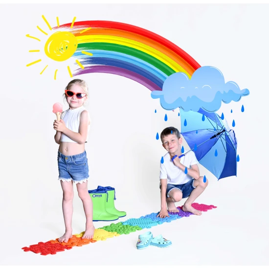 Set orthopädischer Matten Regenbogen MUFFIK MFK-079