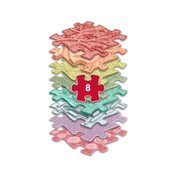 Set orthopädischer Matten Regenbogen Pastell
