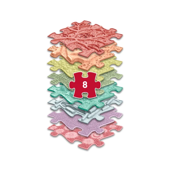 Set orthopädischer Matten Regenbogen Pastell Set orthopädischer Matten Regenbogen Pastell MUFFIK MFK-106