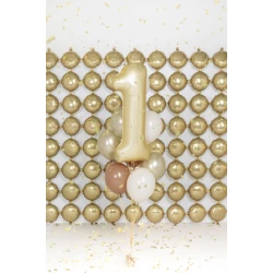 Ballon Zahl 1 Golden 86 cm