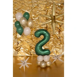 Ballon Nummer 2 Dunkelgrün 86 cm