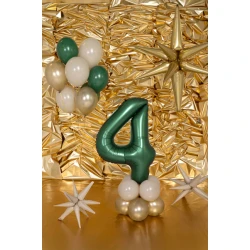 Ballon Zahl 4 Dunkelgrün 86 cm