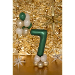 Ballon Zahl 7 Dunkelgrün 86 cm