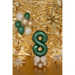 Ballon Zahl 8 Dunkelgrün 86 cm