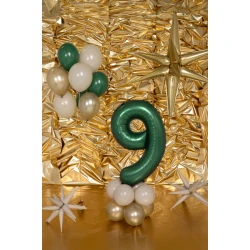 Ballon Zahl 9 Dunkelgrün 86 cm