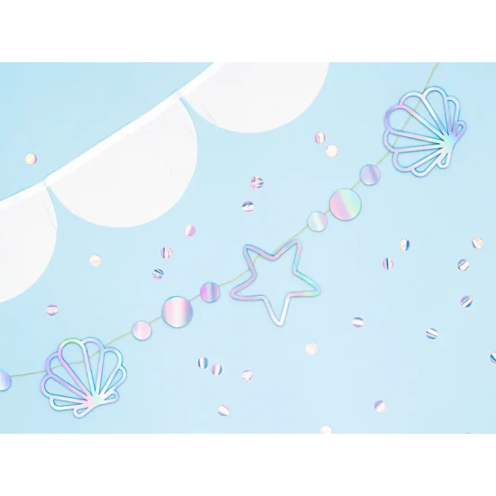 Girlande Meerjungfrau – Perlendeko für Mottofeiern