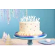 Kerzen mit der Aufschrift Happy Birthday - 13 Stück Geburtstagskerzen auf der Torte