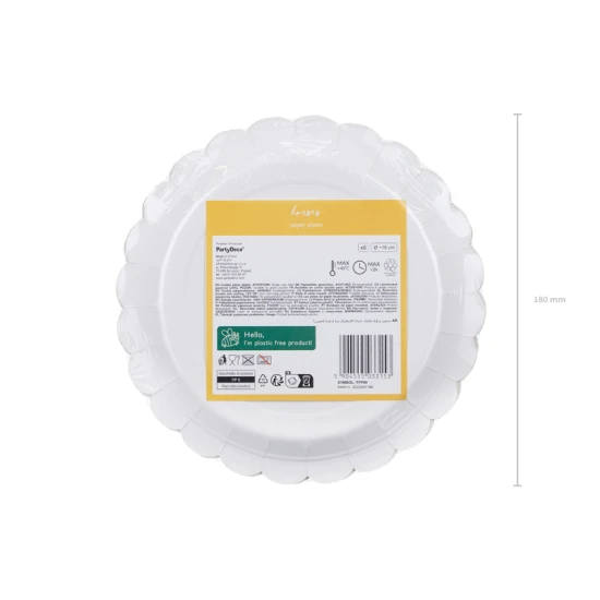 Pappteller mit Pferdemotiv für ein Kinderfest.