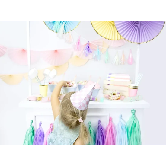 Girlande mit Quasten – Bunte DIY Partydeko